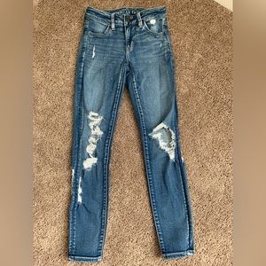 Size 0 Short American Eagle Hi-Rise jeans